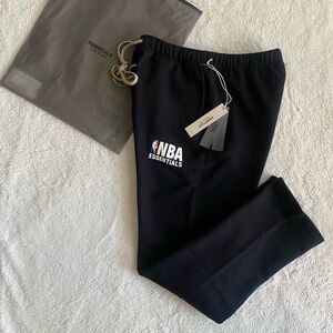Men’s Fear of God Essentials x NBA Sweatpants, Size Medium, NWT